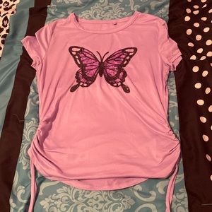 Cute purple butterfly shirt